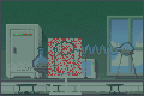 algo pasa  Pixel Art