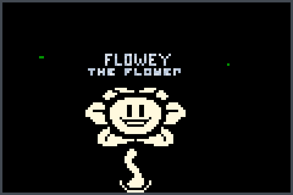  burn flowey Pixel Art