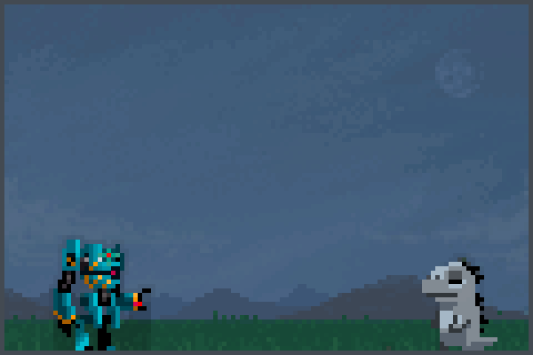  fight titans Pixel Art