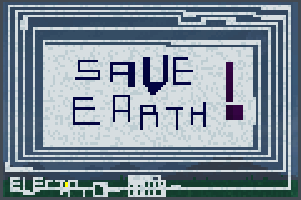Save Earth, Pixel Art