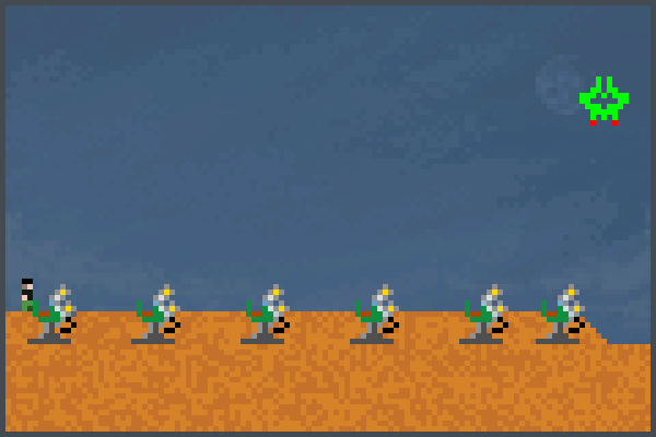 Ataquantes Pixel Art