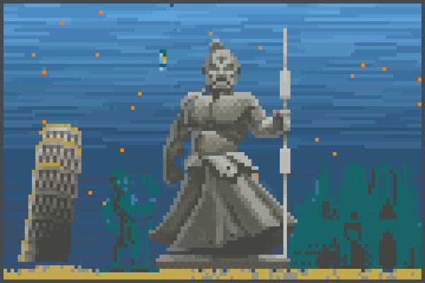 swim fish swim. Pixel Art