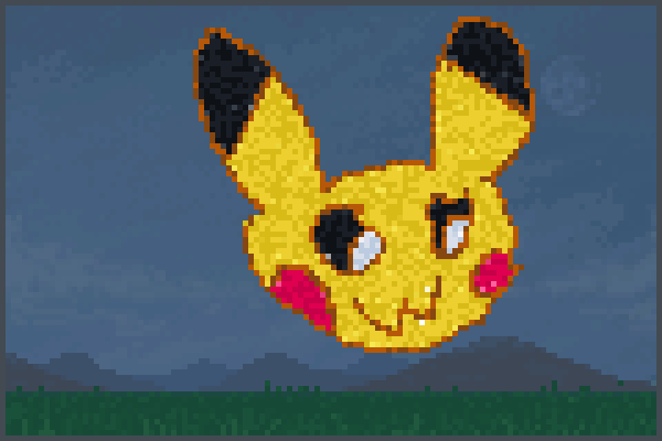 pikachu is REAL Pixel Art