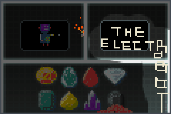 The electrobot. Pixel Art