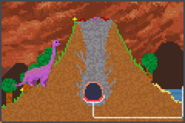 el volan fuegos Pixel Art