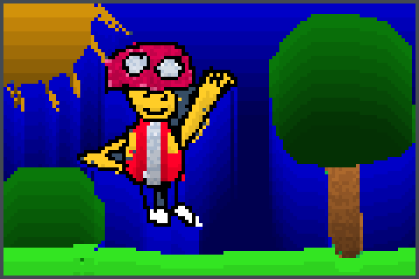 toad wins Pixel Art
