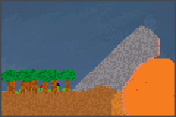 vulcao LOKO Pixel Art