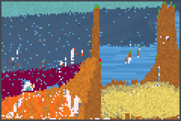  lava realm fir Pixel Art