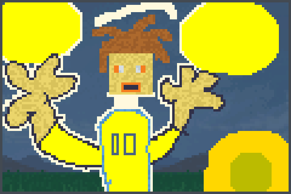 roman electrico Pixel Art