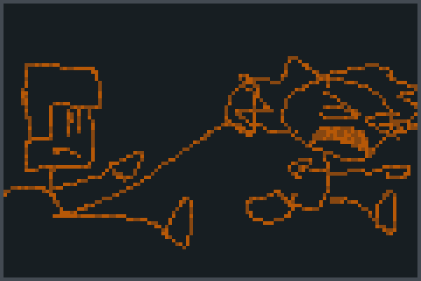 kick out Pixel Art