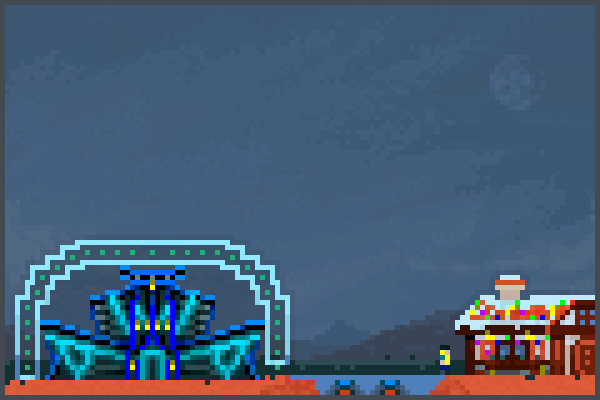 The scenery Pixel Art