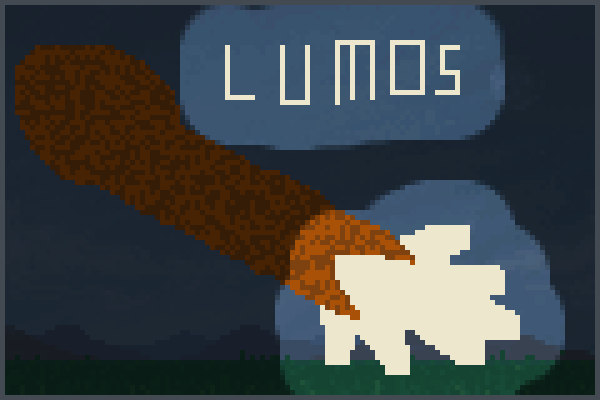 lighted wand Pixel Art