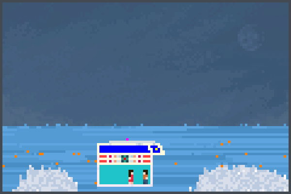 el sub marino Pixel Art