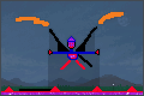 slender man 143 Pixel Art