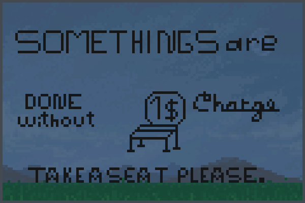 Take a seat Pixel Art