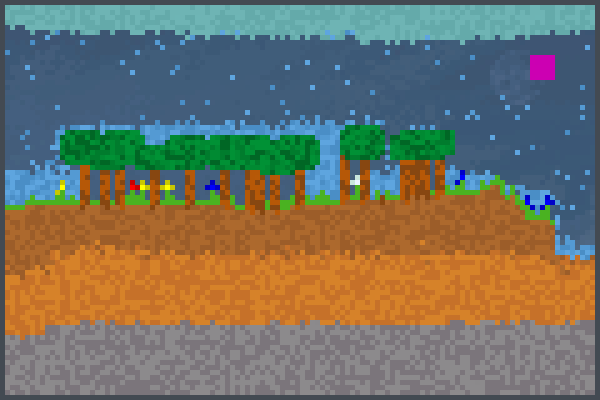 desasrte natura Pixel Art