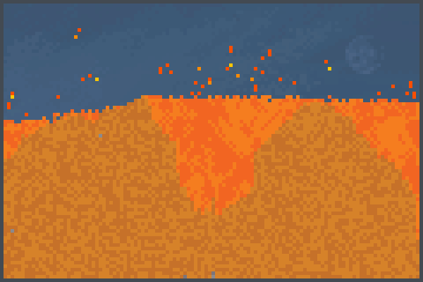  erupcao louca Pixel Art