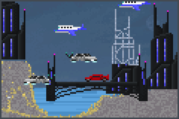  my city 2048 Pixel Art