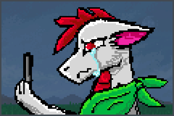i watched hachi Pixel Art