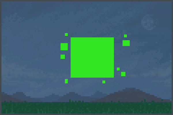 green color Pixel Art