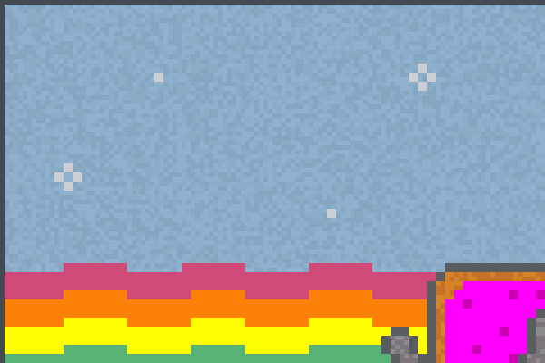 nayan cat :v Pixel Art