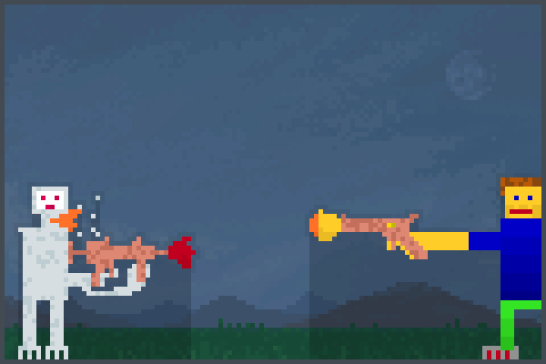 Robot war 13245 Pixel Art