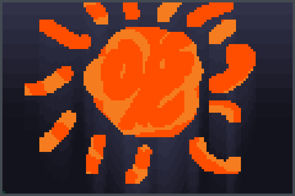 Preview pixelart sun World