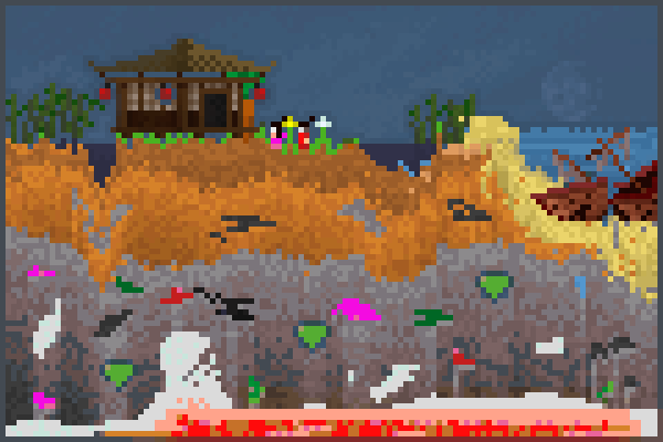 life of china. Pixel Art