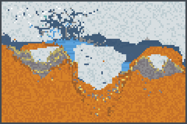 aweirdmans face Pixel Art