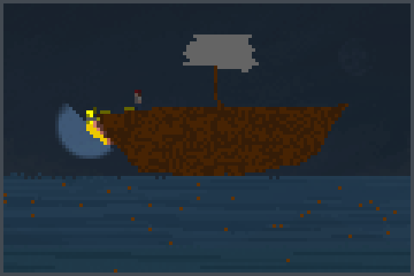 Preview Nigth in a boat World
