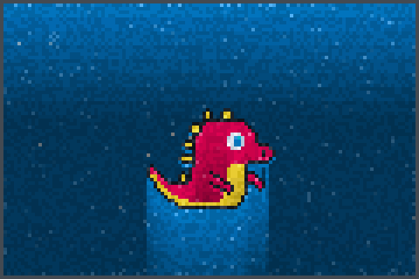 legless dino Pixel Art