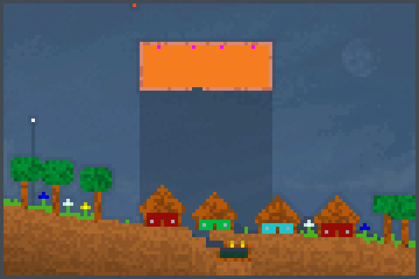 Survive Lava! Pixel Art