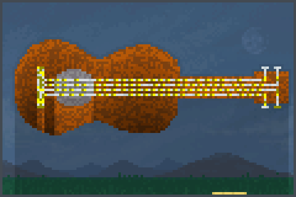guitare seche Pixel Art