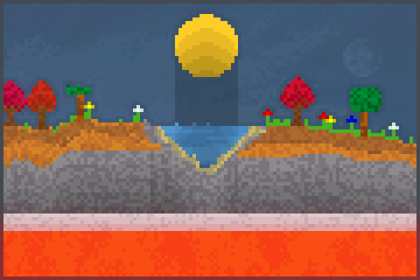 Coolkid Meadow. Pixel Art