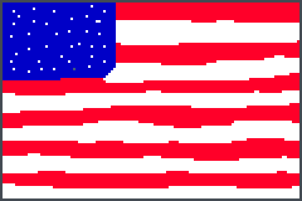 star spankeld Pixel Art