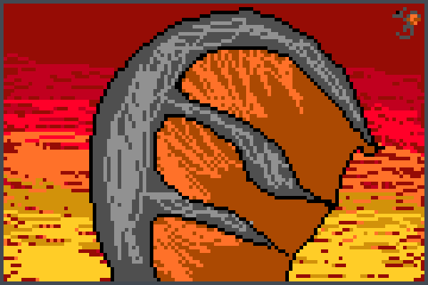 fire wing ark Pixel Art