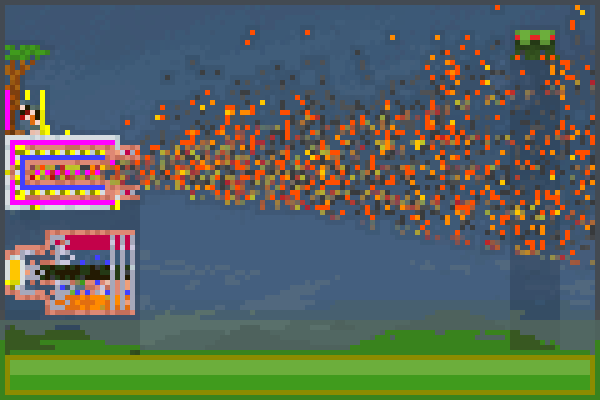 battle gun Pixel Art