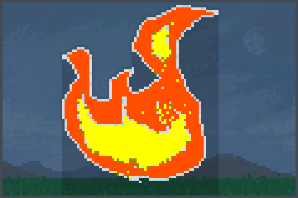 Preview Fire Pixel Art World