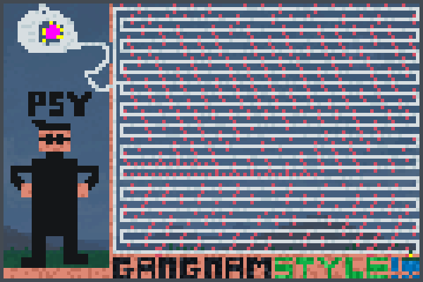 666 Piano Pixel Art