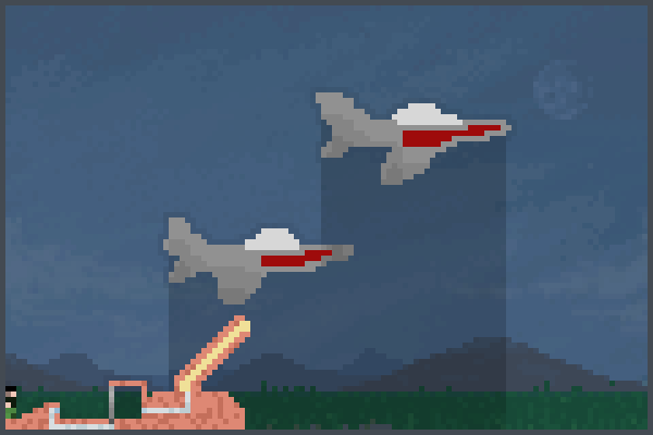 Shoot Him Down Pixel Art