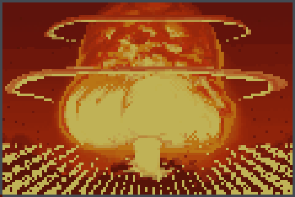 onda expaniva Pixel Art
