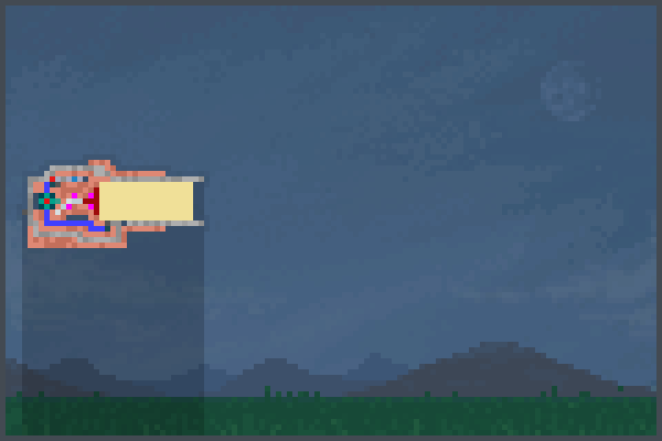 a powerfun gun Pixel Art
