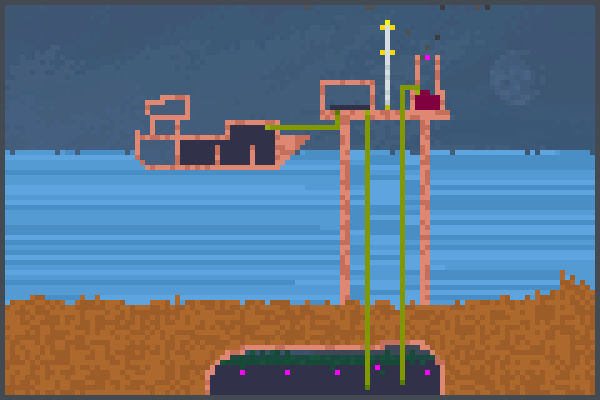 Bohrinsel 18 Pixel Art