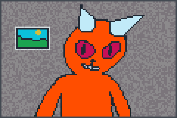 happy deman Pixel Art