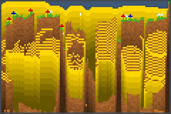 Honey Comb 10 Pixel Art