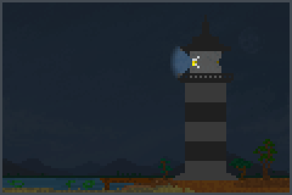 Leuchtturm 1 Pixel Art