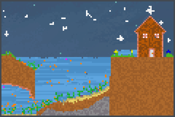  o lago legual Pixel Art