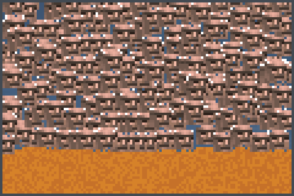 too many faces Pixel Art