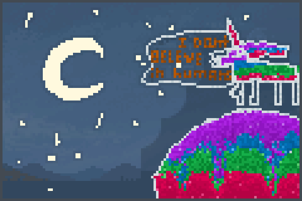 Unicorn 123456 Pixel Art