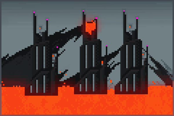 Tour infernal Pixel Art